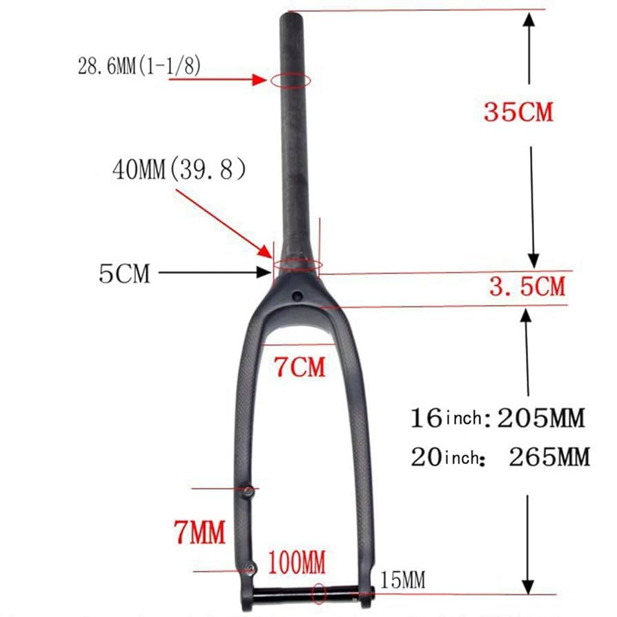 Amazon.co.jp: 16インチ20インチカーボンファイバーMTB BMX